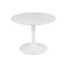Malta Ceramic Round Coffee Table - White