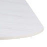 Malta Square Ceramic 90cm Dining Table - White