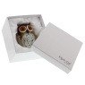 Amber/White Owl Boxed Item