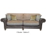 Alexander & James Hudson Standard Back 4 Seater Sofa