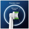 Oral B ORAEB20RX-4 Precision Clean X-Filaments Replacement Heads Curved Bristles