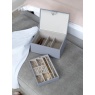 Stackers Two Tone Jewellery Box - Dusky Blue