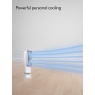 Dyson AM09 White Hot+Cool Jet Focus Fan - White/Nickel