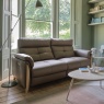 Ercol Mondello Large Power Recliner Sofa Angled Lifestyle Image