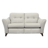 G Plan Hatton Formal Back 2 Seater Sofa in Leather.