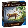 Ravensburger Jungle Tiger Wooden Jigsaw Puzzle- 500 Pieces