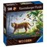 Ravensburger Jungle Tiger Wooden Jigsaw Puzzle- 500 Pieces
