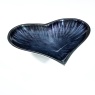 Tilnar Art Brushed Black Heart Dish - Large