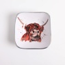 Tilnar Art Highland Cow Square Bowl