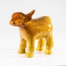 Tilnar Art Brushed Gold Highland Cow - XL