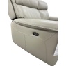 Albury Power Recliner Chair in Feather Grey Leather