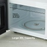 Tower T24042WHT 800W Manual Solo Microwave 20L - White