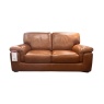 Annie 2 Seater Sofa in Brandy Coloured Leather