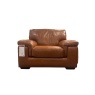 Annie Armchair in Brandy Coloured Leather