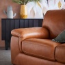 Annie Armchair in Brandy Coloured Leather