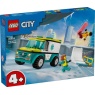 LEGO City 60403 Emergency Ambulance And Snowboarder