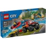 LEGO City 60412 4X4 Fire Truck With Rescue Boat