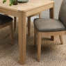 Jasper Oak Pair of Upholstered Dining Chairs - Mocha
