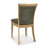 Jasper Oak Pair of Upholstered Dining Chairs - Mocha