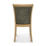 Jasper Oak Pair of Upholstered Dining Chairs - Mocha
