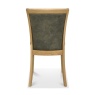 Jasper Oak Pair of Upholstered Dining Chairs - Mocha