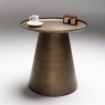 Giro Circular Side Table - Bronze