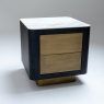 Talisman Square Lamp Table With Two Drawers
