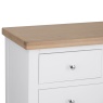 Easton 2 Over 3 Chest of Drawers - White