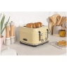 Rangemaster RMCL4S201CM 4 Slice Toaster - Matte Cream