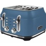 Rangemaster RMCL4S201SB 4 Slice Toaster Stone Blue