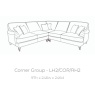 Lorelai 5 Seater Corner Sofa