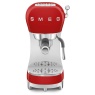 Smeg ECF02RDUK Espresso Coffee Machine - Red