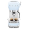 Smeg ECF02PBUK Espresso Coffee Machine - Pastel Blue