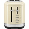 KitchenAid 5KMT2109BAC Manual Control 2 Slice Toaster - Almond Cream