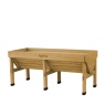 VegTrug Medium Classic Raised Planter - Natural Wood