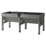 VegTrug VegTrug Medium Classic Raised Planter - Grey Wash Wood