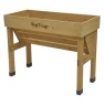 VegTrug Small Wall Hugger Raised Planter - Natural Wood