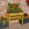 VegTrug Small Wall Hugger Raised Planter - Natural Wood