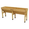 VegTrug Medium Wall Hugger Raised Planter - Natural Wood