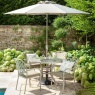 Hartman Berkeley 4 Seater Round Dining Set & Parasol - Maize