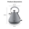 Tower Sera 1.7L Kettle - Grey Smoked