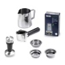 Delonghi EC885.M Dedica Arte Bean To Cup Manual Coffee Machine - Silver