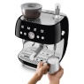 Smeg EGF03LUK 50S Style Retro EGF03 Bean-To-Cup Espresso Coffee Machine - Black