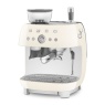 Smeg EGF03CRUK 50S Style Retro EGF03 Bean-To-Cup Espresso Coffee Machine - Cream