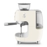 Smeg EGF03CRUK 50S Style Retro EGF03 Bean-To-Cup Espresso Coffee Machine - Cream