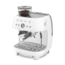 Smeg EGF03WHUK 50S Style Retro EGF03 Bean-To-Cup Espresso Coffee Machine - White