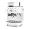 Smeg EGF03WHUK 50S Style Retro EGF03 Bean-To-Cup Espresso Coffee Machine - White