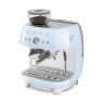 Smeg EGF03Pbuk 50S Style Retro EGF03 Bean-To-Cup Espresso Coffee Machine - Pastel Blue