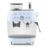 Smeg EGF03Pbuk 50S Style Retro EGF03 Bean-To-Cup Espresso Coffee Machine - Pastel Blue