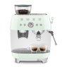 meg EGF03PGUK 50S Style Retro EGF03 Bean-To-Cup Espresso Coffee Machine - Pastel Green